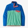 Patagonia Early Teal Lightweight Synchilla Snap-T Fleece Pullover