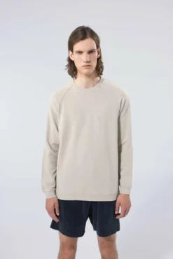 Unfeigned Tidal Foam Beige Crewneck Sweatshirt