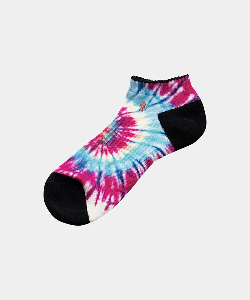 Gramicci Pink Circle Tie Dye Ankle Socks 1 Gramicci Pink Circle Tie Dye Ankle Socks