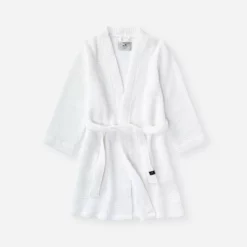 Slowtide Men's White Waffle Knit Guild Robe