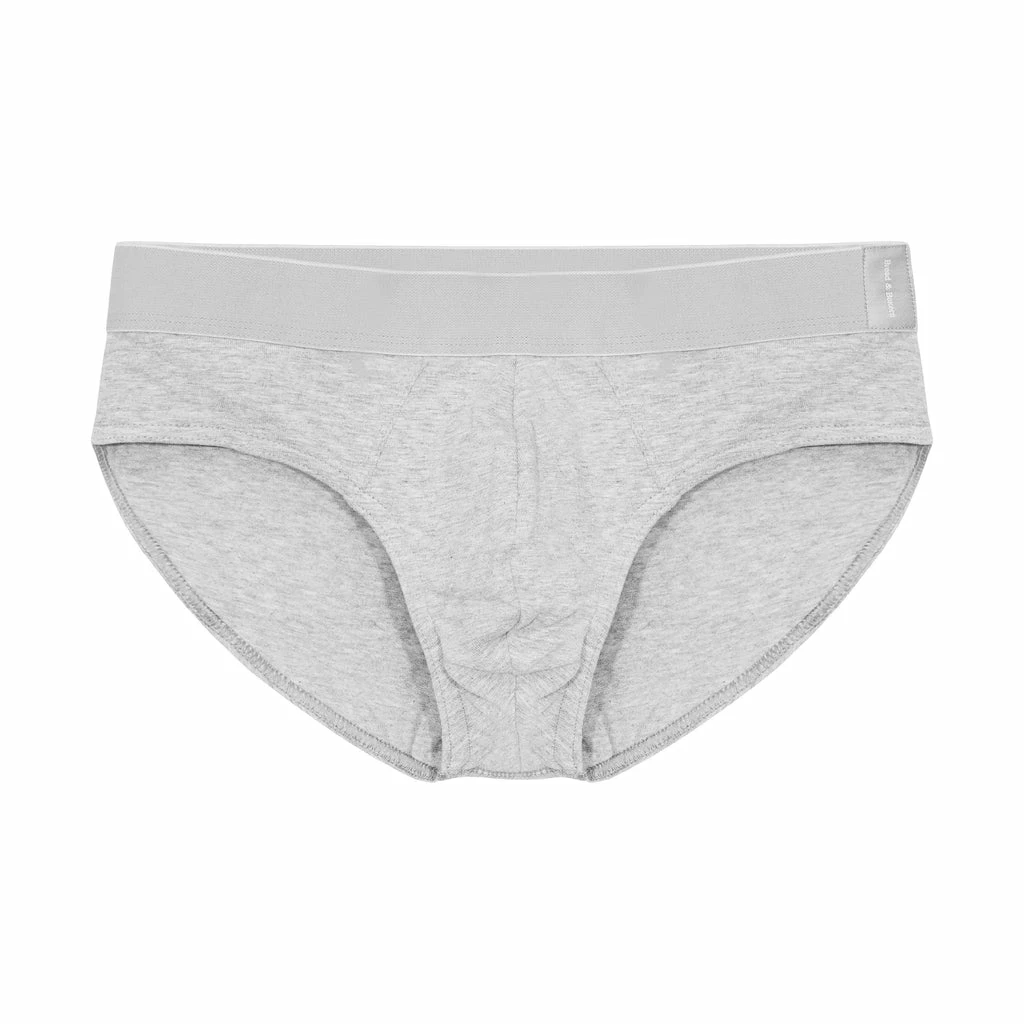 Bread And Boxers Grey Melange Brief 1 Bread And Boxers Grey Melange Brief