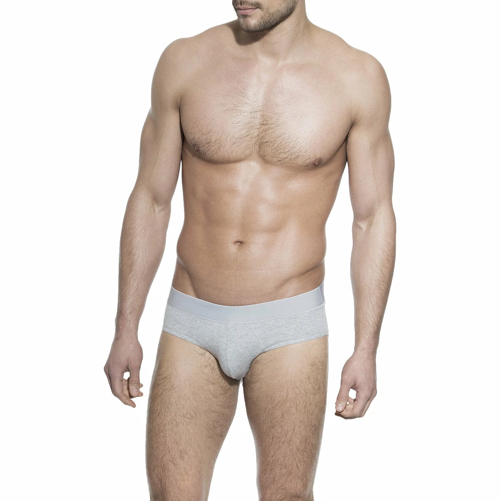 Bread And Boxers Grey Melange Brief 2 Bread And Boxers Grey Melange Brief - Image 2