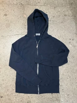 Velva Sheen 8 Oz Midweight Zip Hooded French Terry Black Sweatshirt