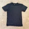 Velva Sheen Original Black Rolled T Shirt