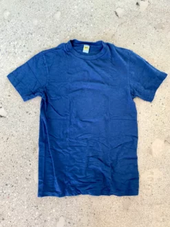 Velva Sheen Blue Rolled T Shirt