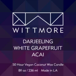 Wittmore Darjeeling, White Grapefruit, Acai Candle -Clothing Shop unnamed file 204
