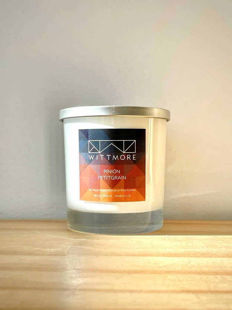 Wittmore Pinion And Petigrain Candle 1 Wittmore Pinion And Petigrain Candle