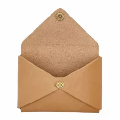 Il Bisonte Natural Tan Envelope Leather Card Case -Clothing Shop unnamed file 223