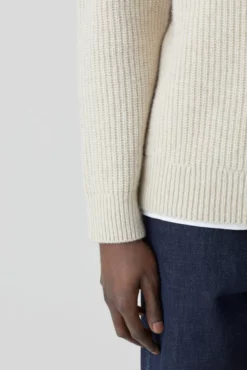 Closed Oatmeal Zip Wool Sweater -Clothing Shop unnamed file 27