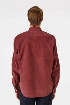 Edmmond Studios Brick Red Corduroy Button Down Shirt 9 Edmmond Studios Brick Red Corduroy Button Down Shirt -Clothing Shop unnamed file 284