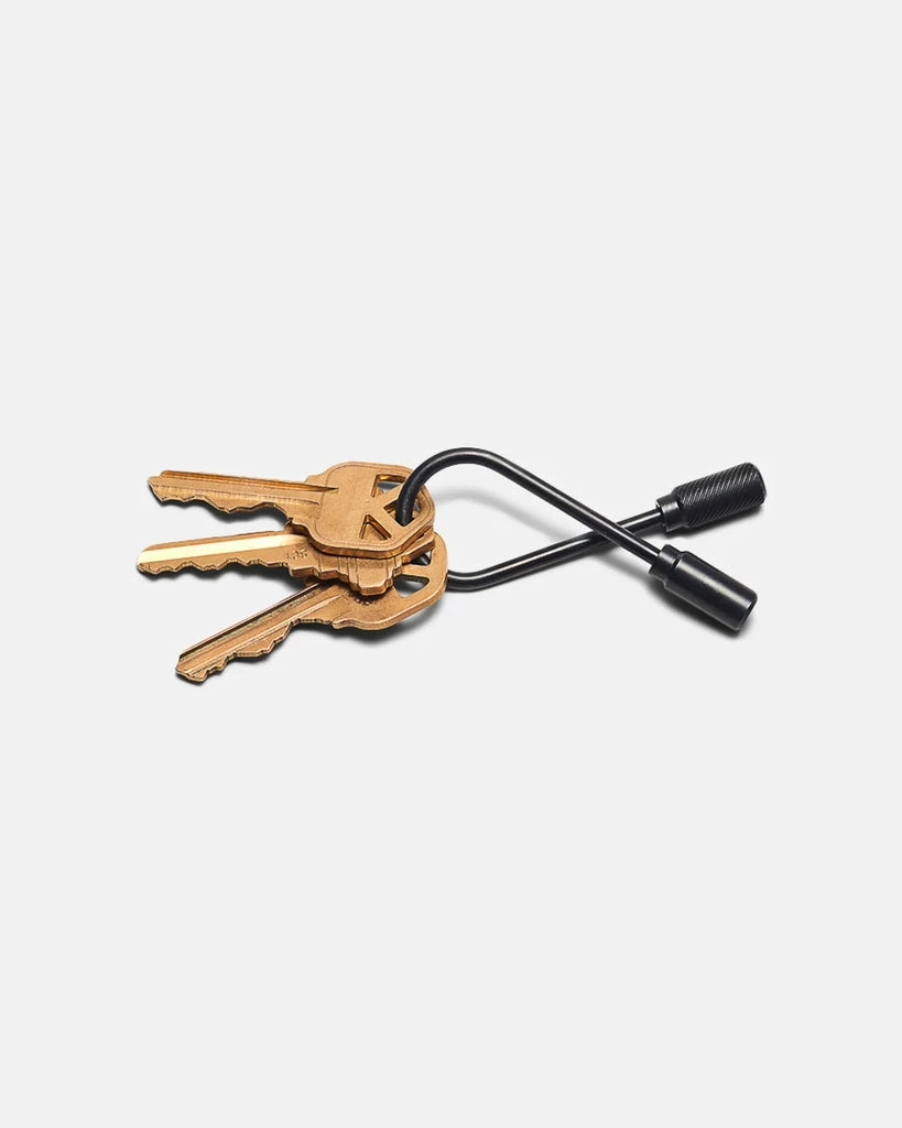 Craighill Carbon Black Closed Helix Key Ring 1 Craighill Carbon Black Closed Helix Key Ring