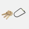 Craighill Olive Green Carbon Black Enameled Wilson Key Ring
