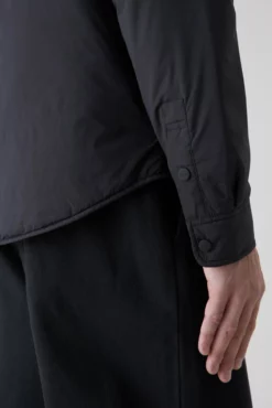 Closed Khaki Nylon Quilted Shirt Jacket -Clothing Shop unnamed file 373