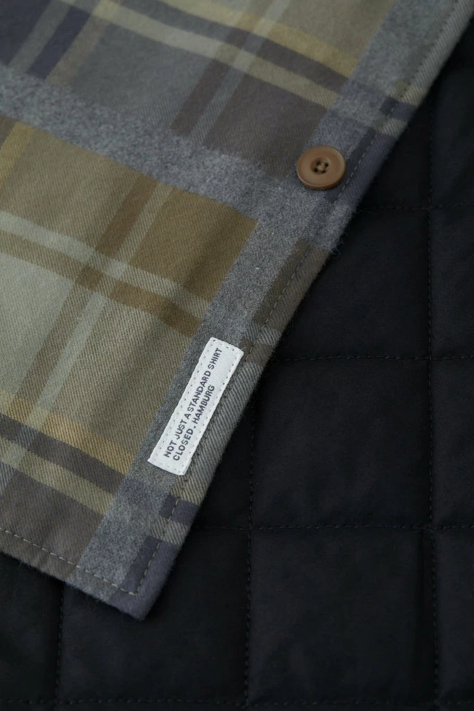 Closed Brown Plaid Workwear Shirt Jacket 6 Closed Brown Plaid Workwear Shirt Jacket - Image 6