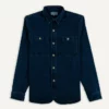 Cuisse De Grenouille Blue Denim Paris Over Shirt