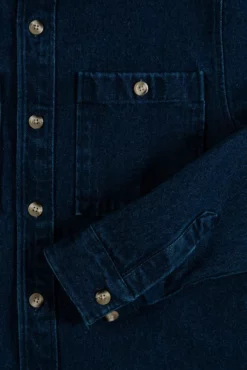 Cuisse De Grenouille Blue Denim Paris Over Shirt -Clothing Shop unnamed file 395