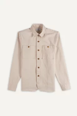 Cuisse De Grenouille Ecru Twill Paris Over Shirt