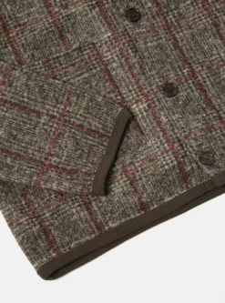 Universal Works Brown Bari Fleece Cadigan -Clothing Shop unnamed file 420