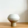 OYOY White / Light Brown Mini Hagi Vase