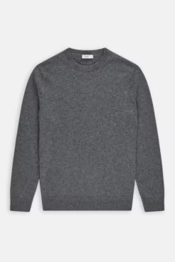 Closed Dark Grey Organic Cashmere Crewneck Sweater