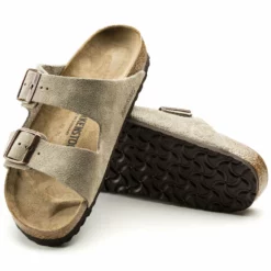 Birkenstock Taupe Suede Arizona Sandal -Clothing Shop unnamed file 565