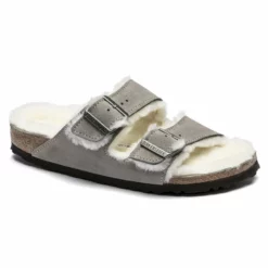 Birkenstock Stone Coin Grey Arizona Shearling Sandal -Clothing Shop unnamed file 592