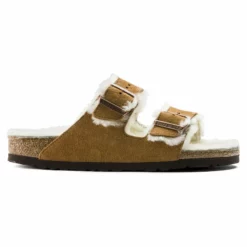 Birkenstock Mink Brown Arizona Shearling Sandal -Clothing Shop unnamed file 600