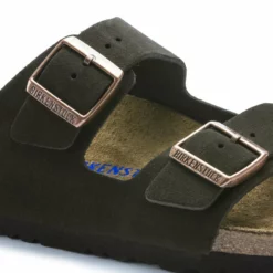 Birkenstock Mocha Brown Soft Bed Suede Arizona Sandal -Clothing Shop unnamed file 616