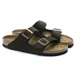 Birkenstock Mocha Brown Soft Bed Suede Arizona Sandal -Clothing Shop unnamed file 617
