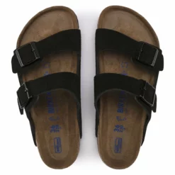Birkenstock Taupe Soft Bed Suede Arizona Sandal