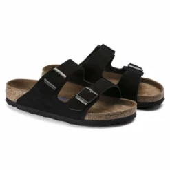 Birkenstock Taupe Soft Bed Suede Arizona Sandal -Clothing Shop unnamed file 622