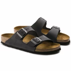 Birkenstock Black Oiled Leather Arizona Sandal -Clothing Shop unnamed file 627