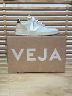 VEJA Men's V-10 Jade White Pastel Multico Suede Leather Sneaker -Clothing Shop unnamed file 646
