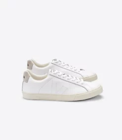 VEJA Women's Esplar Extra White Chromefree Leather Sneaker