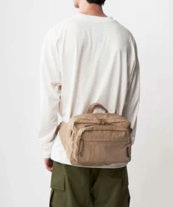 Gramicci Beige Crossbody Cotton Nylon Hip Bag -Clothing Shop unnamed file 681