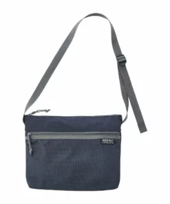 Gramicci Navy Blue Cotton Nylon Sacoche Bag