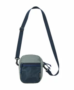 Gramicci Navy Blue Small Cotton Nylon Shoulder Bag