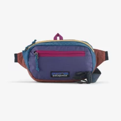 Patagonia Patchwork Coral Ultralight Black Hole Mini Hip Pack