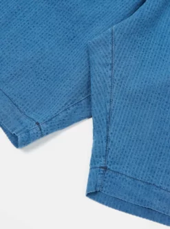 Universal Works Indigo Blue Seer Sucker Lumber Short -Clothing Shop unnamed file 725