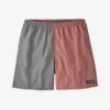 Patagonia Harlequin Sunfade Pink Colorblock Baggies 5" Shorts