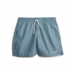 Bather Stone Blue Solid Swim Trunk