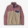 Patagonia Oar Tan Lightweight Synchilla Snap-T Fleece Pullover