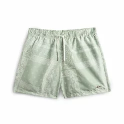 Bather Sage Green Bandana Print Swim Trunk