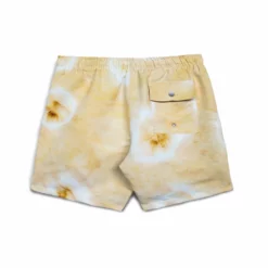Bather Lemon Yellow Ne Maki Shibori Print Swim Trunk -Clothing Shop unnamed file 811