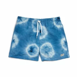 Bather Blue Ne Maki Shibori Print Swim Trunk