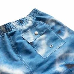 Bather Blue Ne Maki Shibori Print Swim Trunk -Clothing Shop unnamed file 824